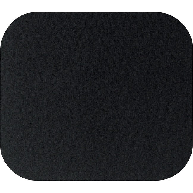 Fellowes Durable Non-skid Mouse Pad, Optical-friendly Tracking, Black - 58024