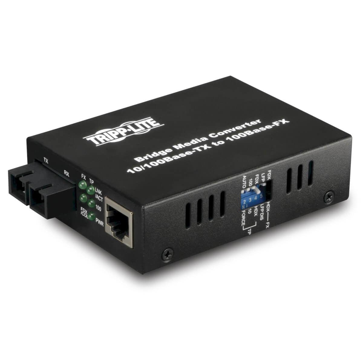 Fiber Ethernet Media Converter 10/100BaseT to 100BaseFX-SC Multimode N784-001-SC
