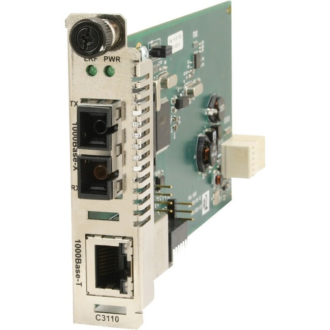 Fiber Ethernet Switches - C3110 Series Media Converter Cards | TECISOFT C3110-1039