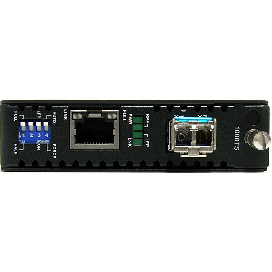 Fiber Media Converter Gigabit Ethernet 1000Mbps Multimode LC 550m TAA Compliant | Tecisoft ET91000LC2