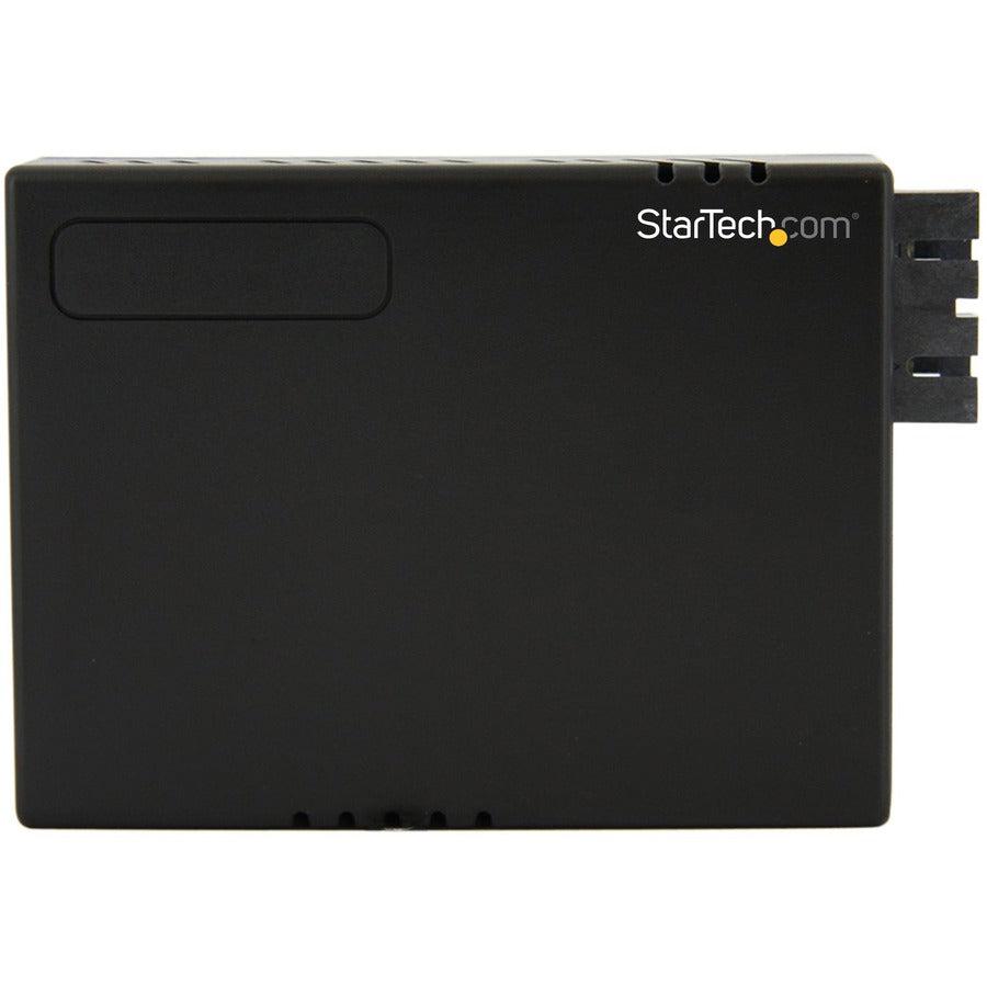 Fiber to Ethernet Media Converter - 10/100 Multi Mode SC PoE | StarTech MCM110SC2P