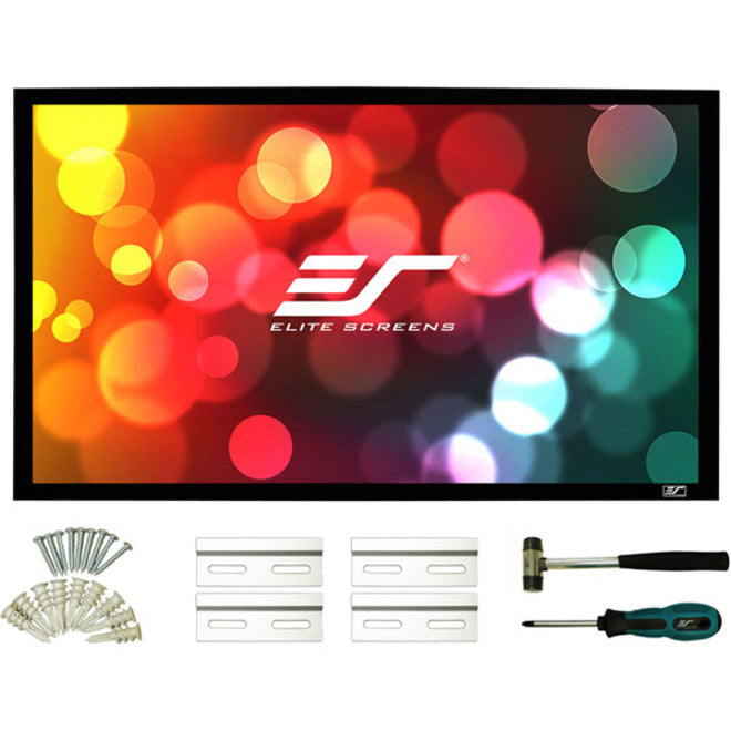 Fixed Frame Projection Screen 180" - Elite Screens SableFrame 2 CineWhite | Tecisoft ER180WH2