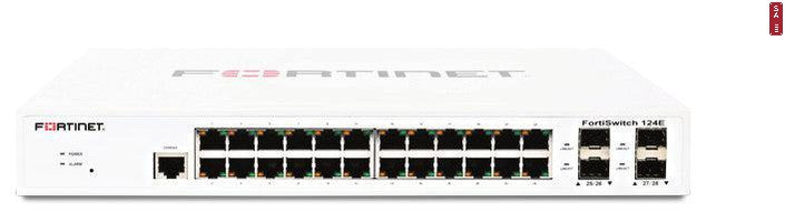 FortiSwitch-124E L2 Switch - 24 Port Gigabit Ethernet Fanless Switch | TecISoft FS-124E
