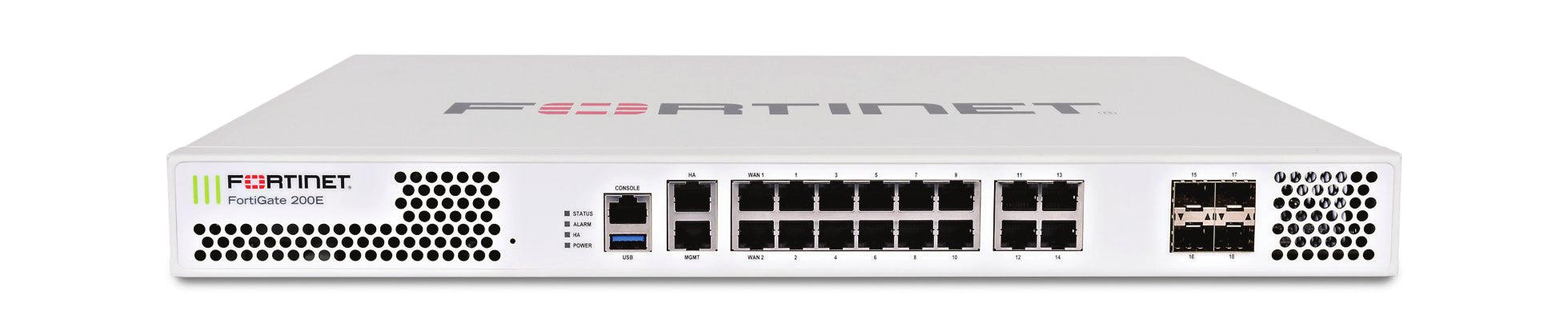 Fortinet 18 X Ge Rj45 (Including 2 X Wan Ports, 1 X Mgmt Port, 1 X Ha Port, 14 X Switch Ports), 4 Fg-200E-Lenc