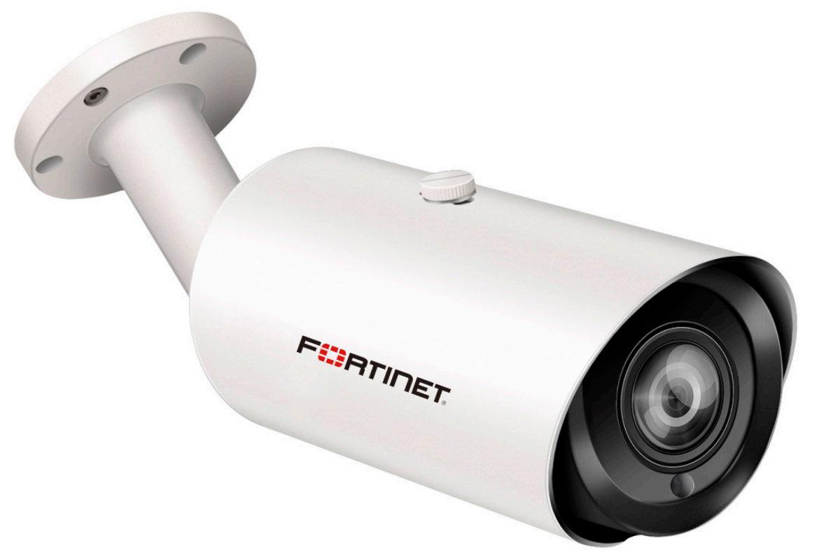 Fortinet 5 Megapixel Bullet Ip Camera, 30M Ir Led, 2.8 - 12Mm Varifocal Lens, 1X 10/100 Port With 802.3Af Poe, Audio, Indoor/Outdoor Use, Rated Ip66