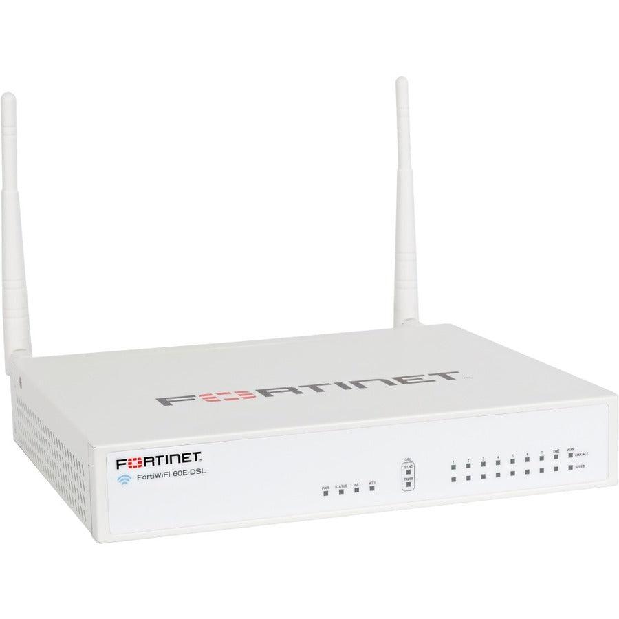 Fortinet 9 X Ge Rj45 Ports (Including 7 X Internal Ports, 1 X Wan Ports, 1 X Dmz Port), Internal Fwf-60E-Dsl-D