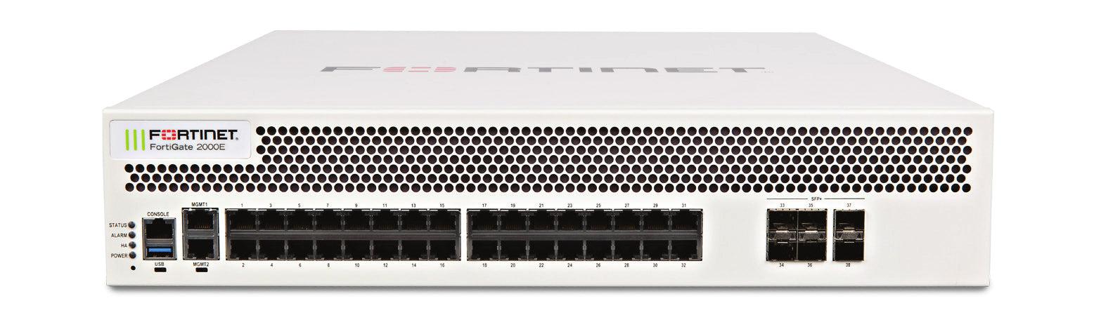 Fortinet Fortigate 2000E Hardware Firewall 2U 90000 Mbit/S