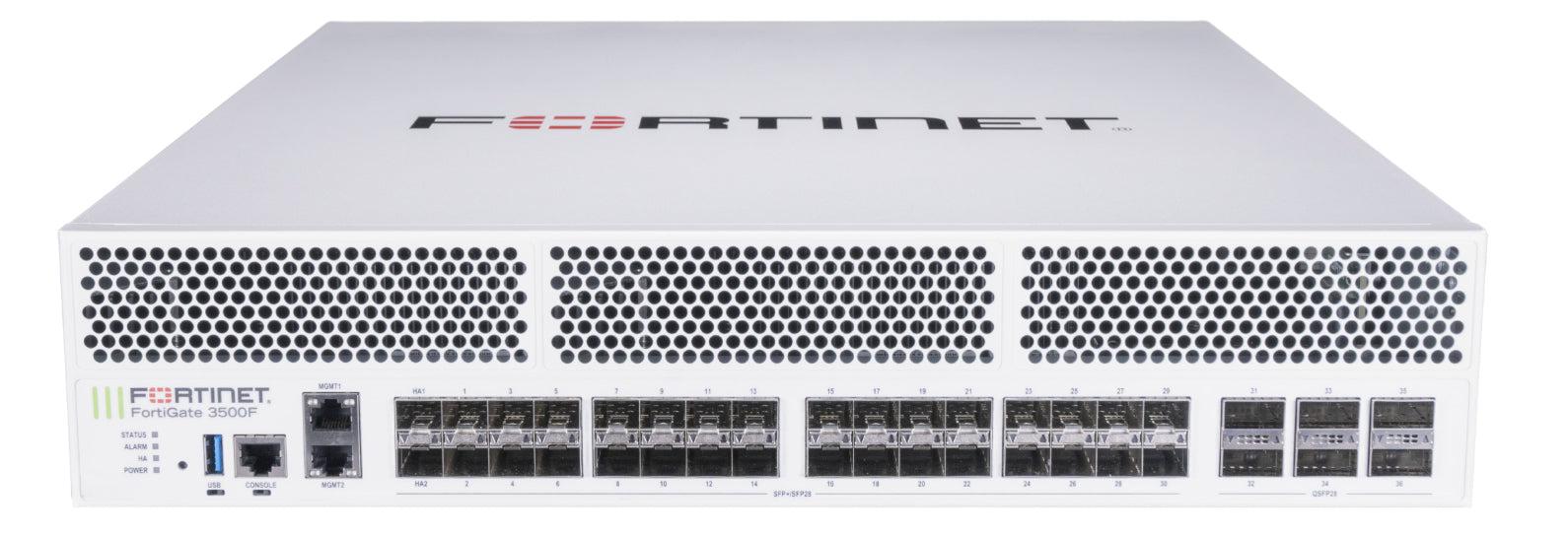 Fortinet Fortigate-3500F Hardware Plus 5 Year 24X7 Forticare And Fortiguard Unified Threat Protection (Utp)