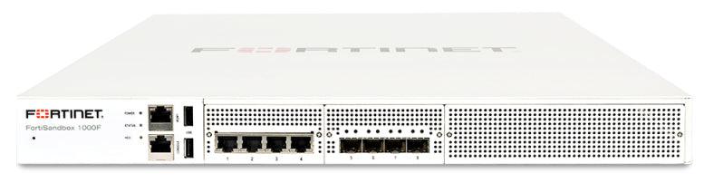 Fortinet Fortisandbox 1000F Hardware Firewall 1U 1000 Mbit/S