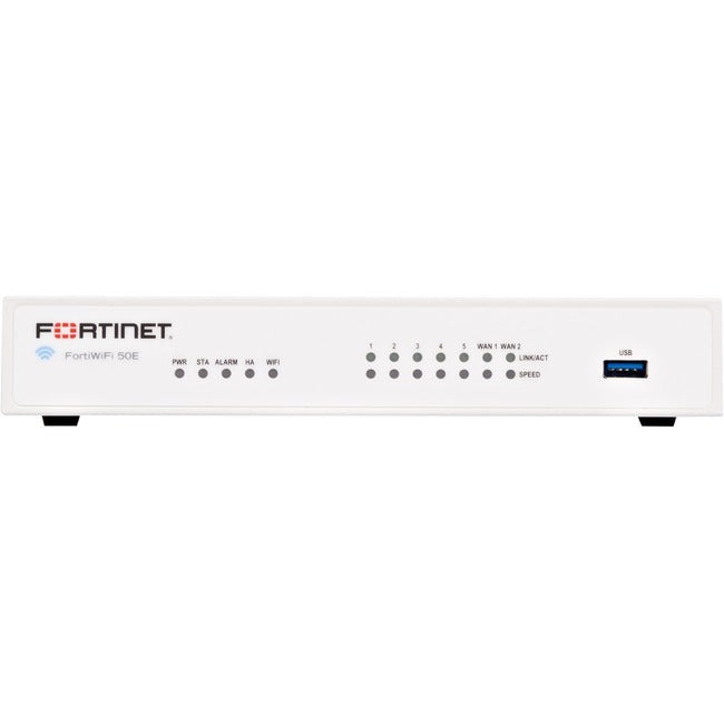 Fortinet FortiWifi FWF-50E Network Security/Firewall Appliance FWF-50E-S-BDL-950-12