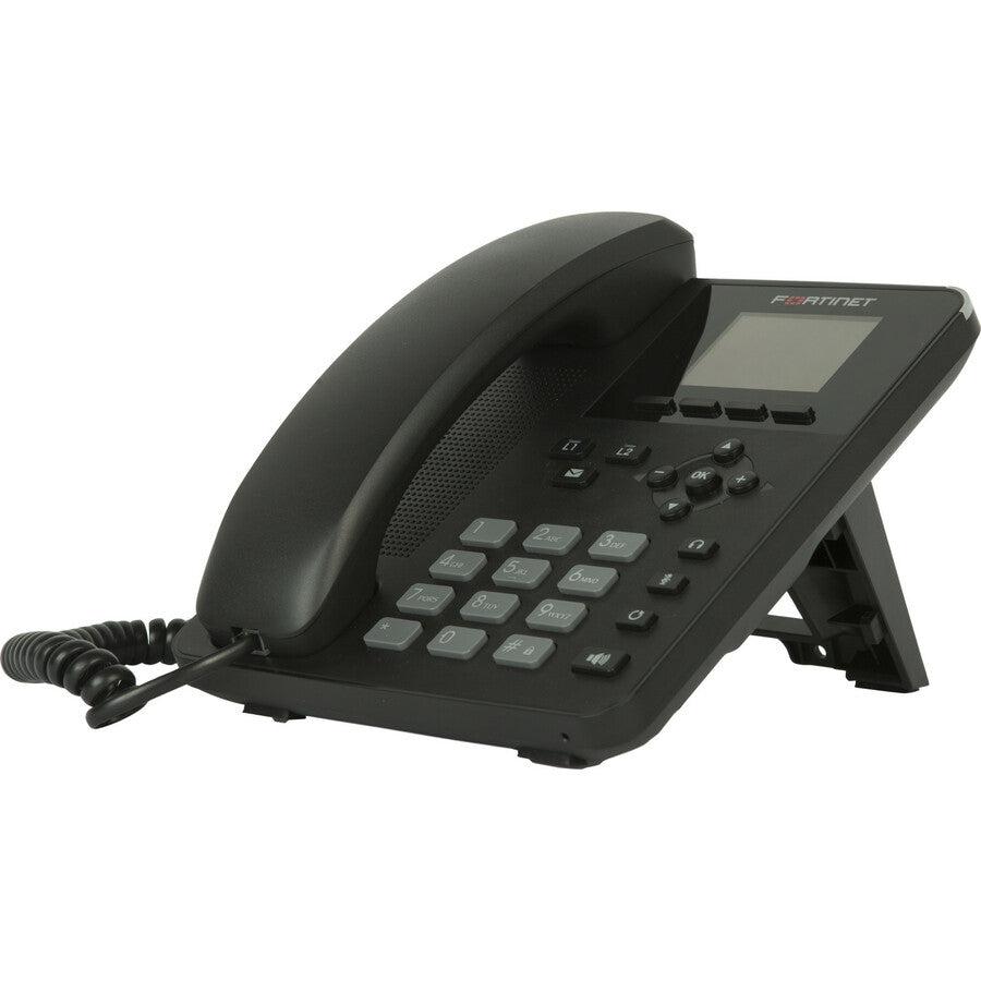 Fortinet Fortifone Entry Level Ip Phone With 2.4 Inch Color Display, Poe And 10/100 Lan And Pc Connections