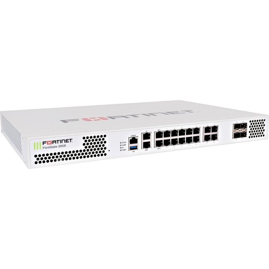 Fortinet Fortigate-200E Hardware Plus 5 Year 24X7 Forticare And Fortiguard Enterprise Protection