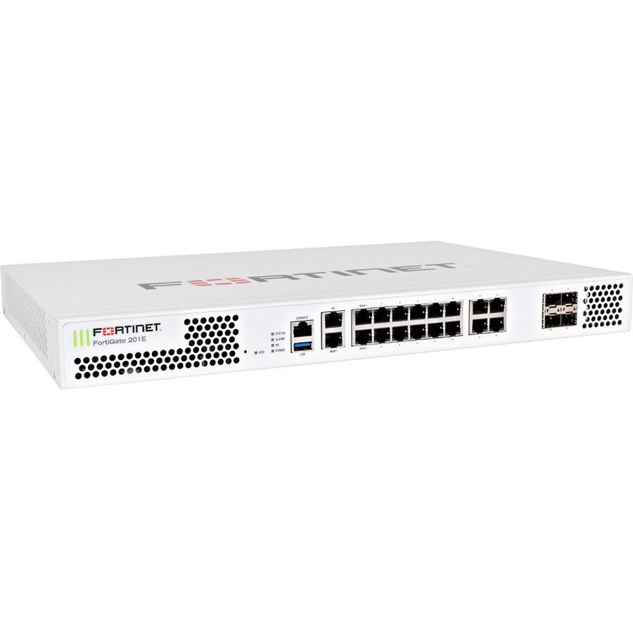 Fortinet Fortigate-201E Hardware Plus 1 Year 24X7 Forticare And Fortiguard Enterprise Protection