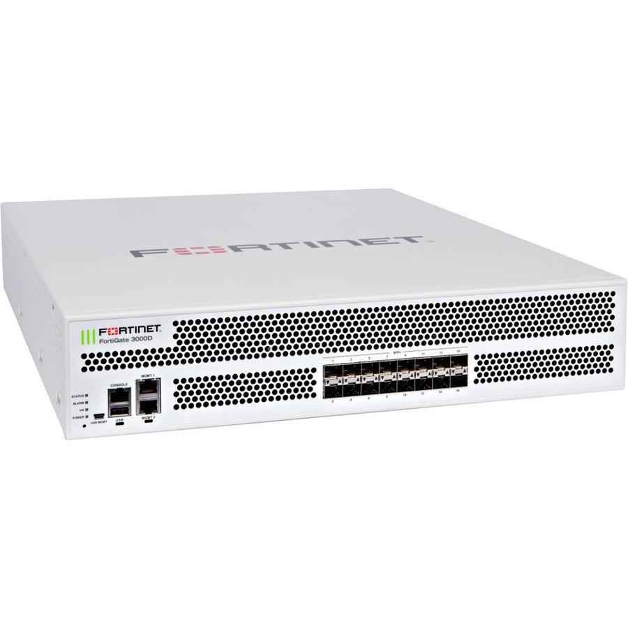 Fortinet Fortigate-3000D Hardware Plus 1 Year 24X7 Forticare And Fortiguard Enterprise Protection