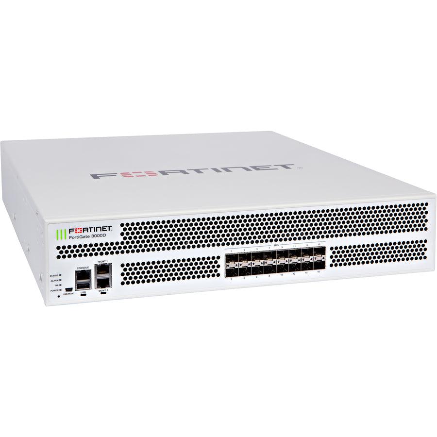 Fortinet Fortigate-3000D Hardware Plus 5 Year 24X7 Forticare And Fortiguard Unified Threat Protection (Utp)