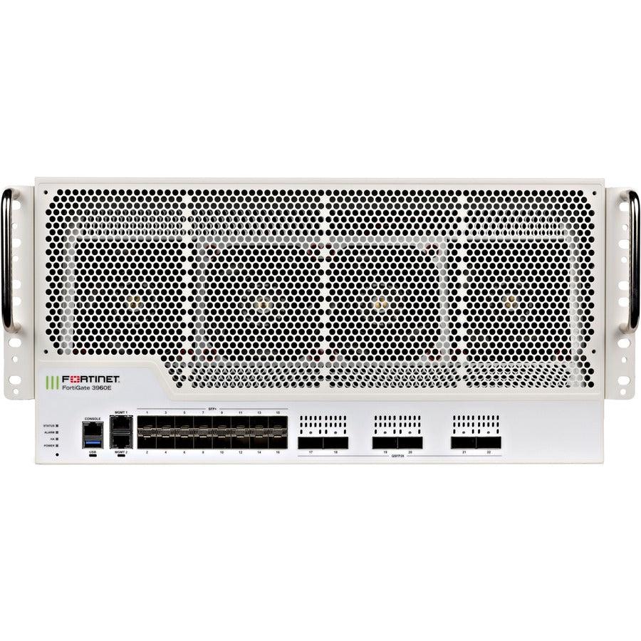 Fortinet Fortigate-3960E-Dc Hardware Plus 5 Year 24X7 Forticare And Fortiguard Enterprise Protection