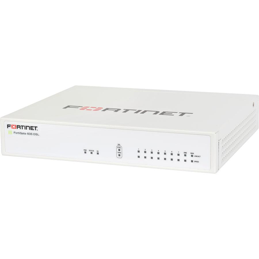 Fortinet Fortigate-60E-Dslj Hardware Plus 3 Year 24X7 Forticare And Fortiguard Unified Threat Protection (Utp)