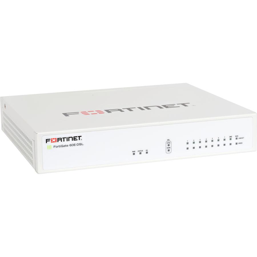 Fortinet Fortigate-60E-Dslj Hardware Plus 3 Year 24X7 Forticare And Fortiguard Unified Threat Protection (Utp)