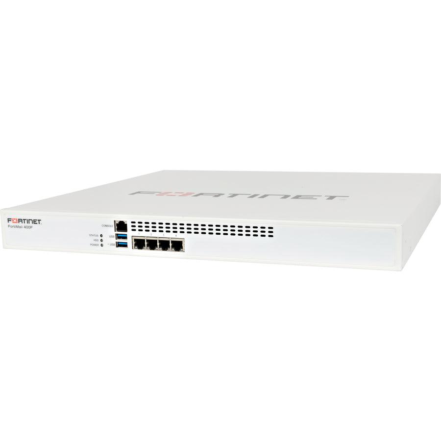 Fortinet Fortimail-400F Hardware Plus 1 Year 24X7 Forticare And Fortiguard Enterprise Atp Bundle