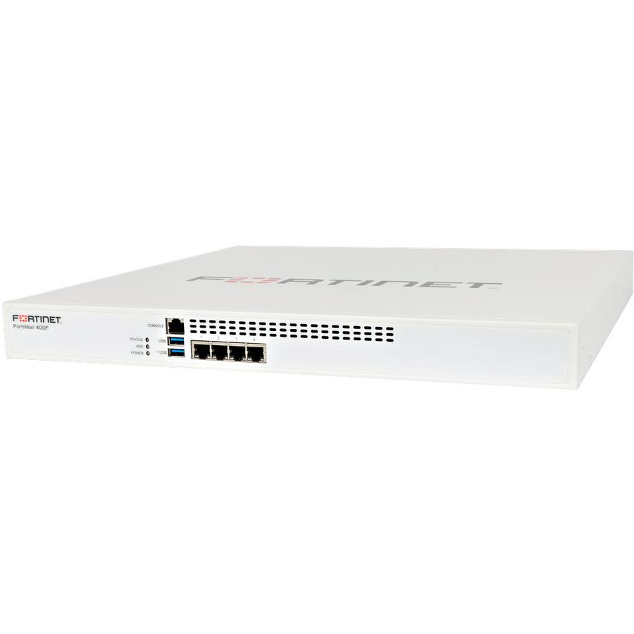 Fortinet Fortimail-400F Hardware Plus 5 Year 24X7 Forticare And Fortiguard Base Bundle