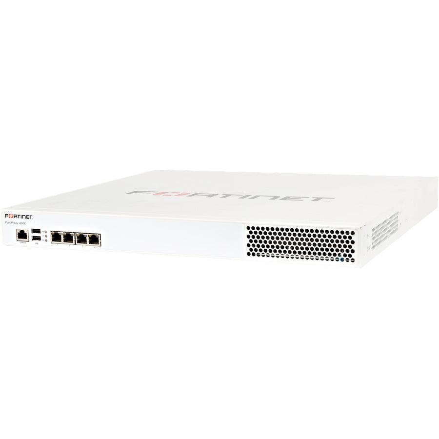 Fortinet Fortiproxy-400E, 4 X Gbe Rj45, Cp9 Hardware Accelerated (2 X Cp9 Chips), 4Tb (2Tb X 2) Storage, Optional Redundant Psu