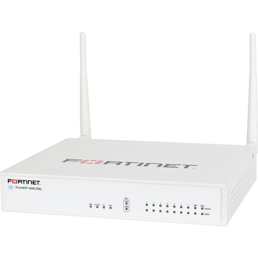Fortinet Fortiwifi-60E-Dsl Hardware Plus 5 Year 24X7 Forticare And Fortiguard Enterprise Protection