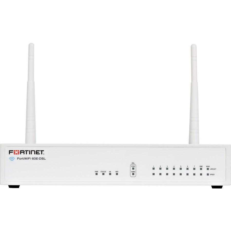 Fortinet Fortiwifi-60E-Dslj Hardware Plus 3 Year 24X7 Forticare And Fortiguard Enterprise Protection
