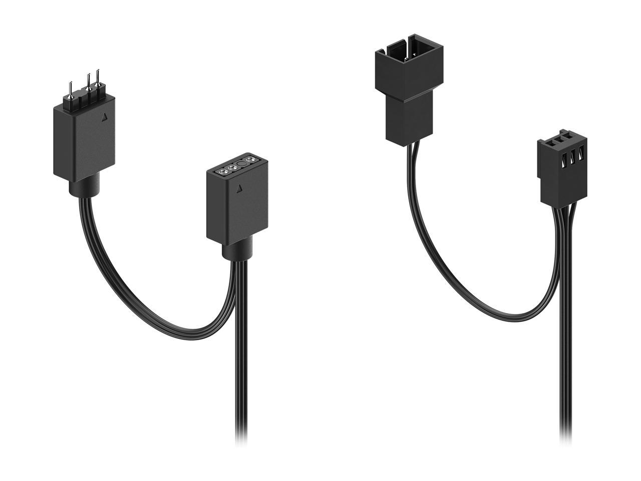 Fractal Design Aspect 12 Fd-F-As1-1206 Rgb 120Mm 1200Rpm Black Frame 3-Pack Computer Case Fan