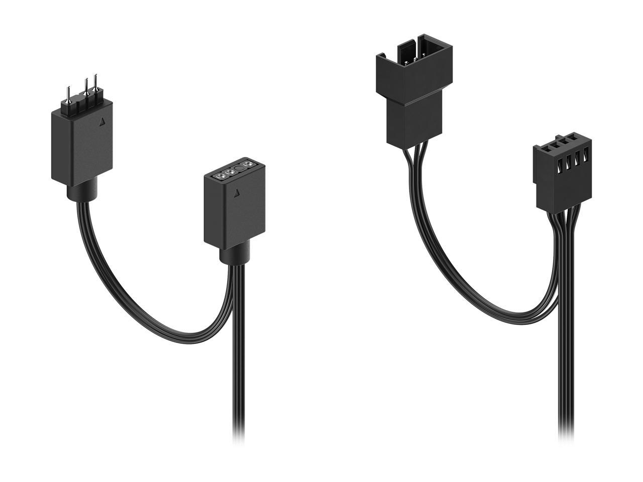 Fractal Design Aspect 12 Fd-F-As1-1207 Rgb 120Mm Pwm Wide 500-2000Rpm Range Black Frame 3-Pack Computer Case Fan