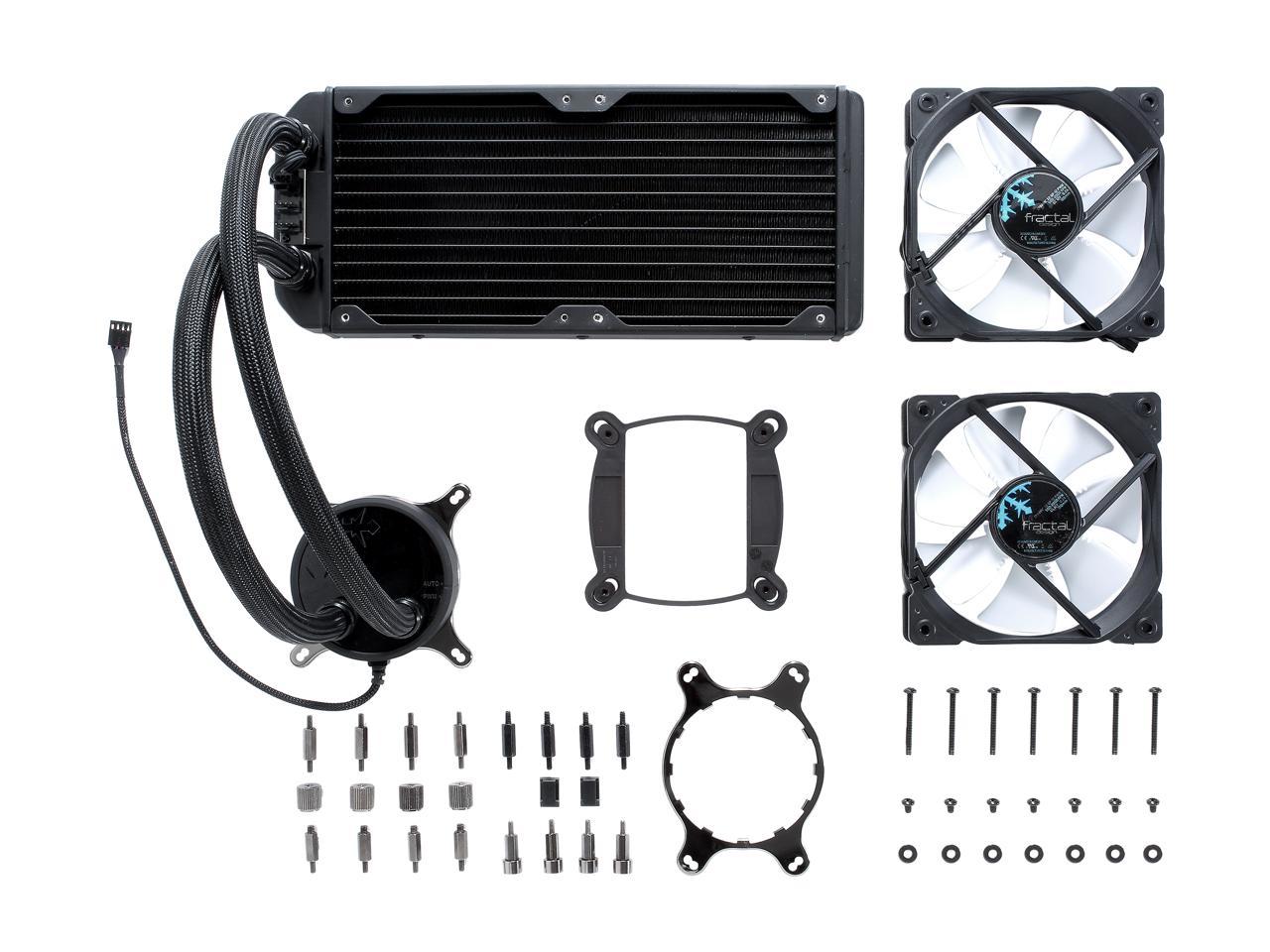 Fractal Design Celsius S24 240Mm Silent High Performance Slim Expandable All-In-One Cpu Liquid / Water Cooler