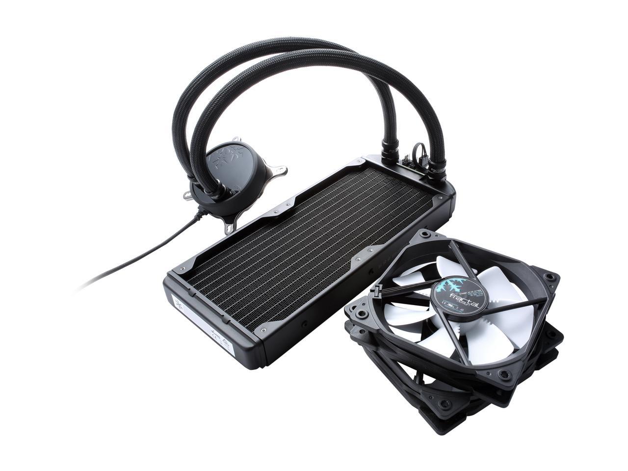 Fractal Design Celsius S24 Fd-Wcu-Celsius-S24-Bk Cpu Liquid Cooler For Intel