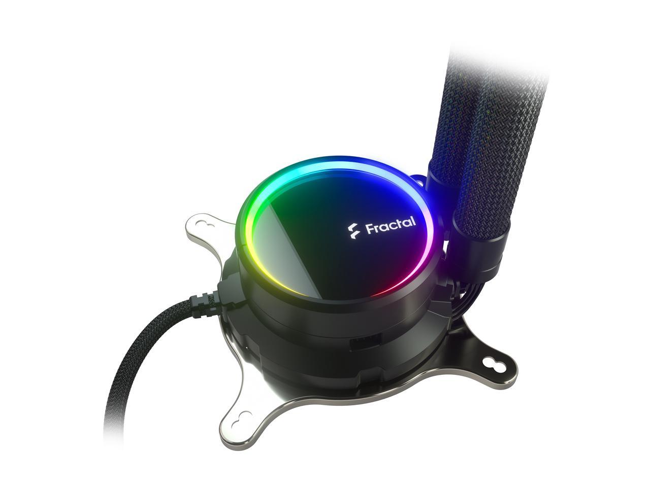 Fractal Design Celsius+ S28 Prisma Pwm Argb 280Mm Silent Performance Slim Radiator Aio Cpu Liquid/Water Cooler