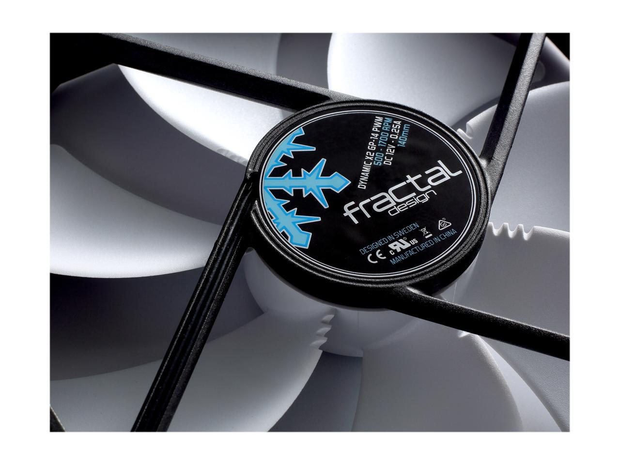Fractal Design Dynamic X2 Gp-14 Pwm Fd-Fan-Dyn-X2-Gp14-Pwm-Wt 140Mm Case Fan
