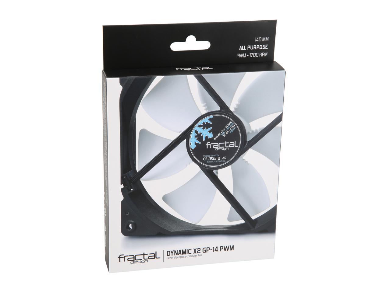 Fractal Design Dynamic X2 Gp-14 Pwm Fd-Fan-Dyn-X2-Gp14-Pwm-Wt 140Mm Case Fan
