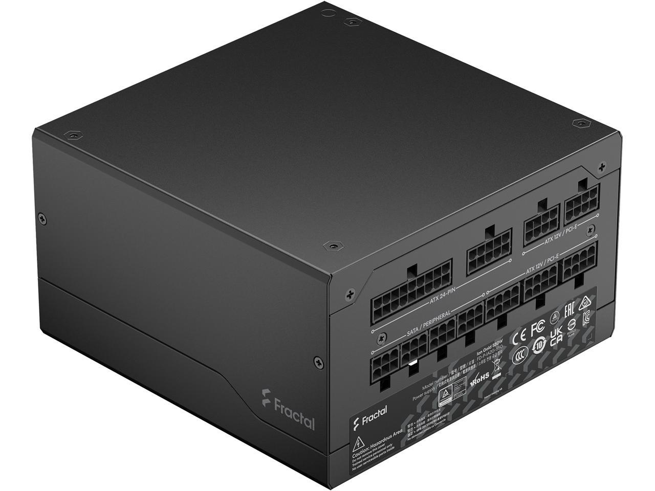 Fractal Design Fd-P-Ia2G-550-Us Ion Gold 550W 80 Plus Gold Certified Fully Modular Atx Power Supply