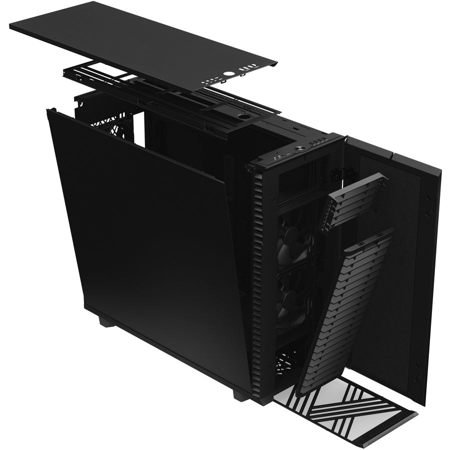 Fractal Design Fd-C-Def7X-01 Define 7 Xl Black Solid /Brushed Aluminum/Steel E-Atx Silent Modular Full Tower Computer Case