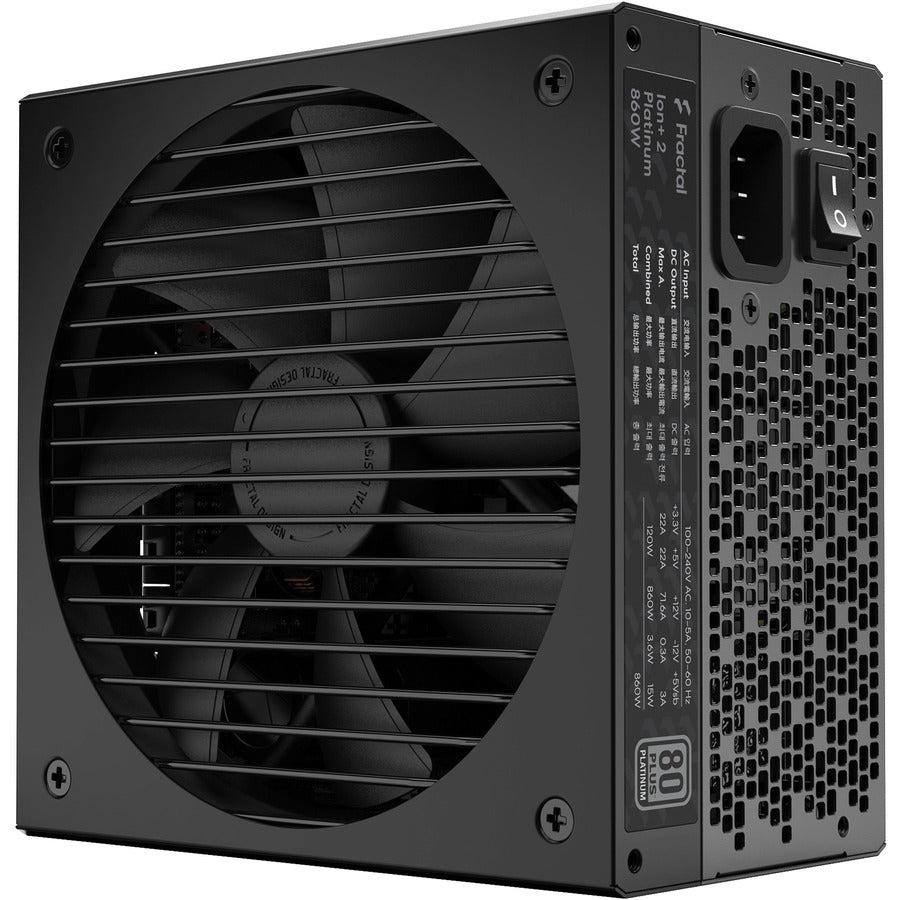 Fractal Design Ion+ 2 860W 80 Plus Platinum Certified 860W Full Modular Atx Power Supply/ Fd-P-Ia2P-860-Us