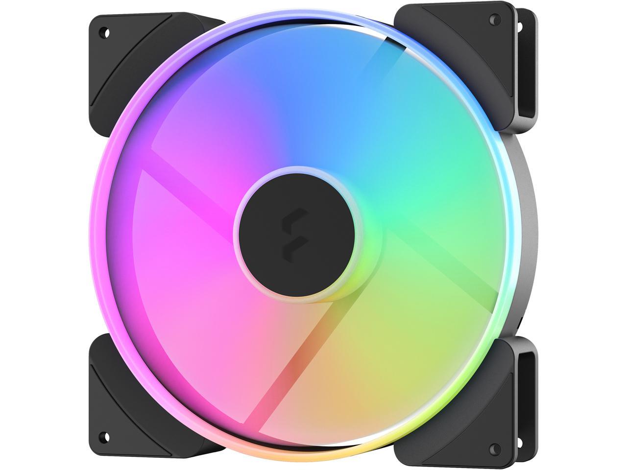 Fractal Design Prisma Al-18 Pwm 180 Mm Addressable Rgb Led Lls Bearing Computer Case Fan - Fd-Fan-Pri-Al18-Pwm