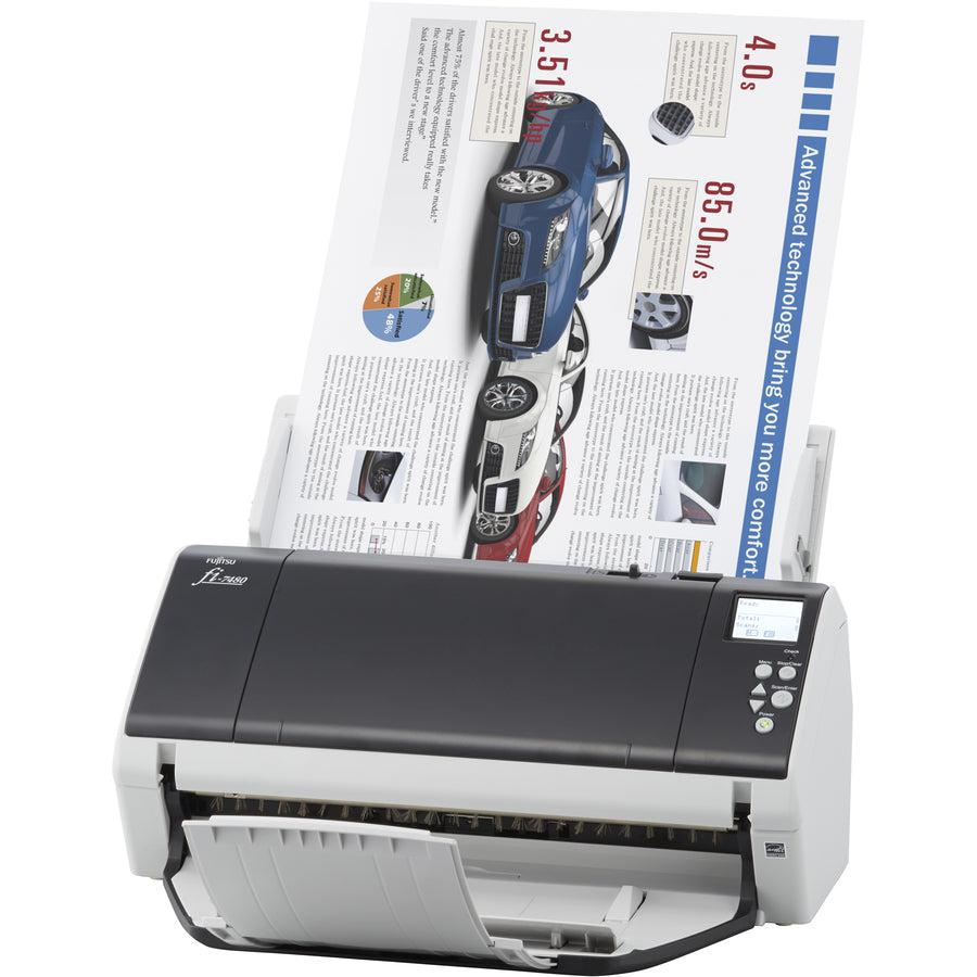 Fujitsu Fi-7480 Adf + Manual Feed Scanner 600 X 600 Dpi A3 Black, Grey