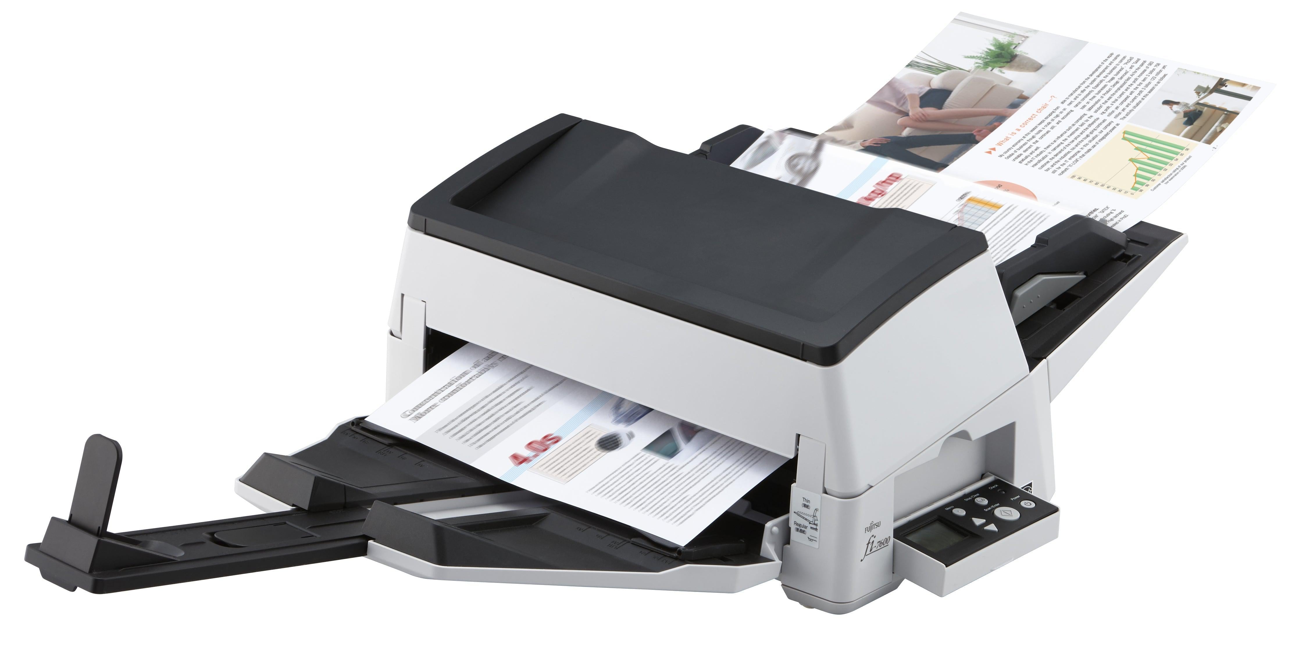 Fujitsu Fi-7600 Document Scanner Pa03740-B505