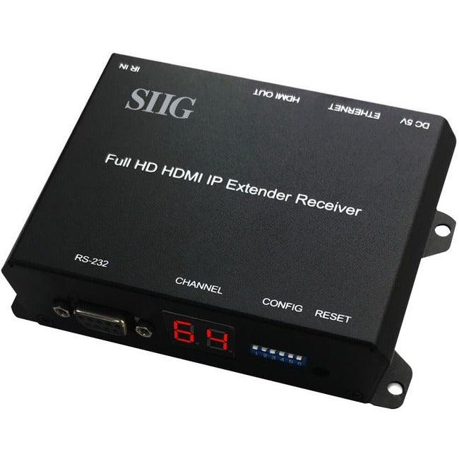 Full HD HDMI Extender over IP with PoE/RS-232 & IR - Decoder (RX) CE-H26511-S1