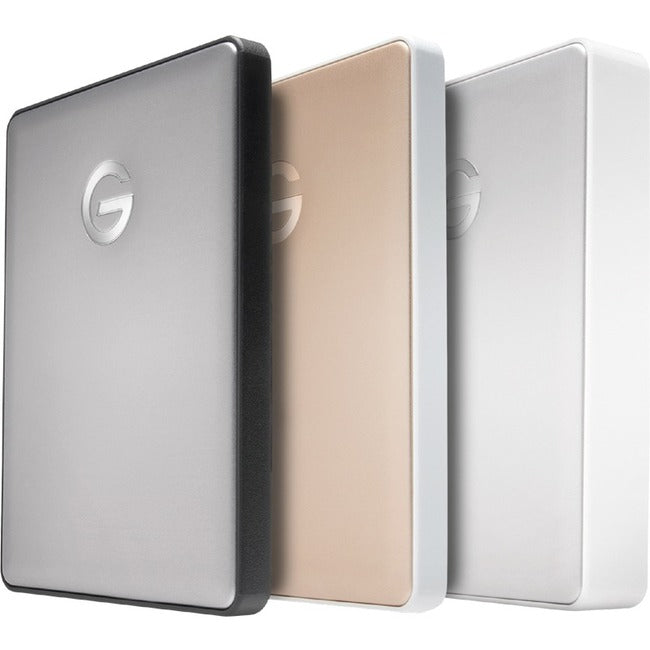 G-Technology G-DRIVE mobile USB-C GDMUCWWE40001AHBV2 4 TB Portable Hard Drive - 2.5 External - Space Gray" 0G10347