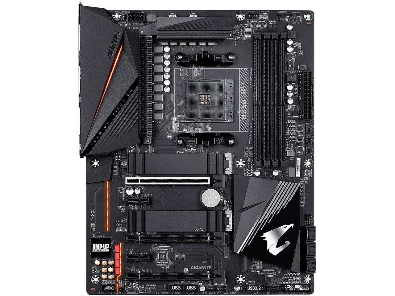 Gigabyte B550 Aorus Pro Am4 Amd B550 Atx Motherboard With Dual M.2, Sata 6Gb/S, Usb 3.2 Gen 2, 2.5 Gbe Lan, Pcie 4.0