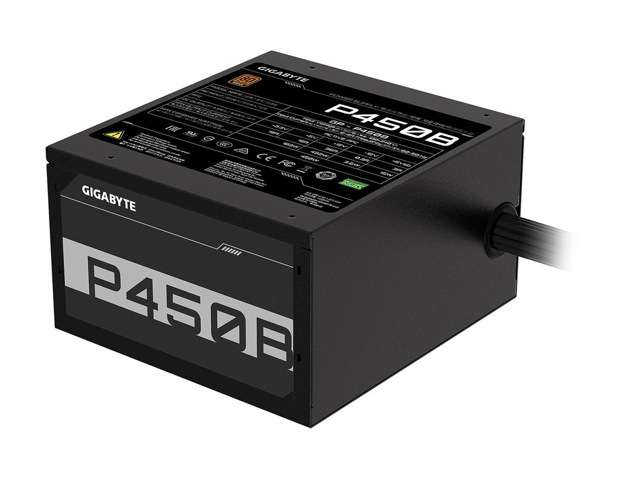Gigabyte Gp-P450B 450W 80 Plus Bronze 3 Year Warranty Power Supply