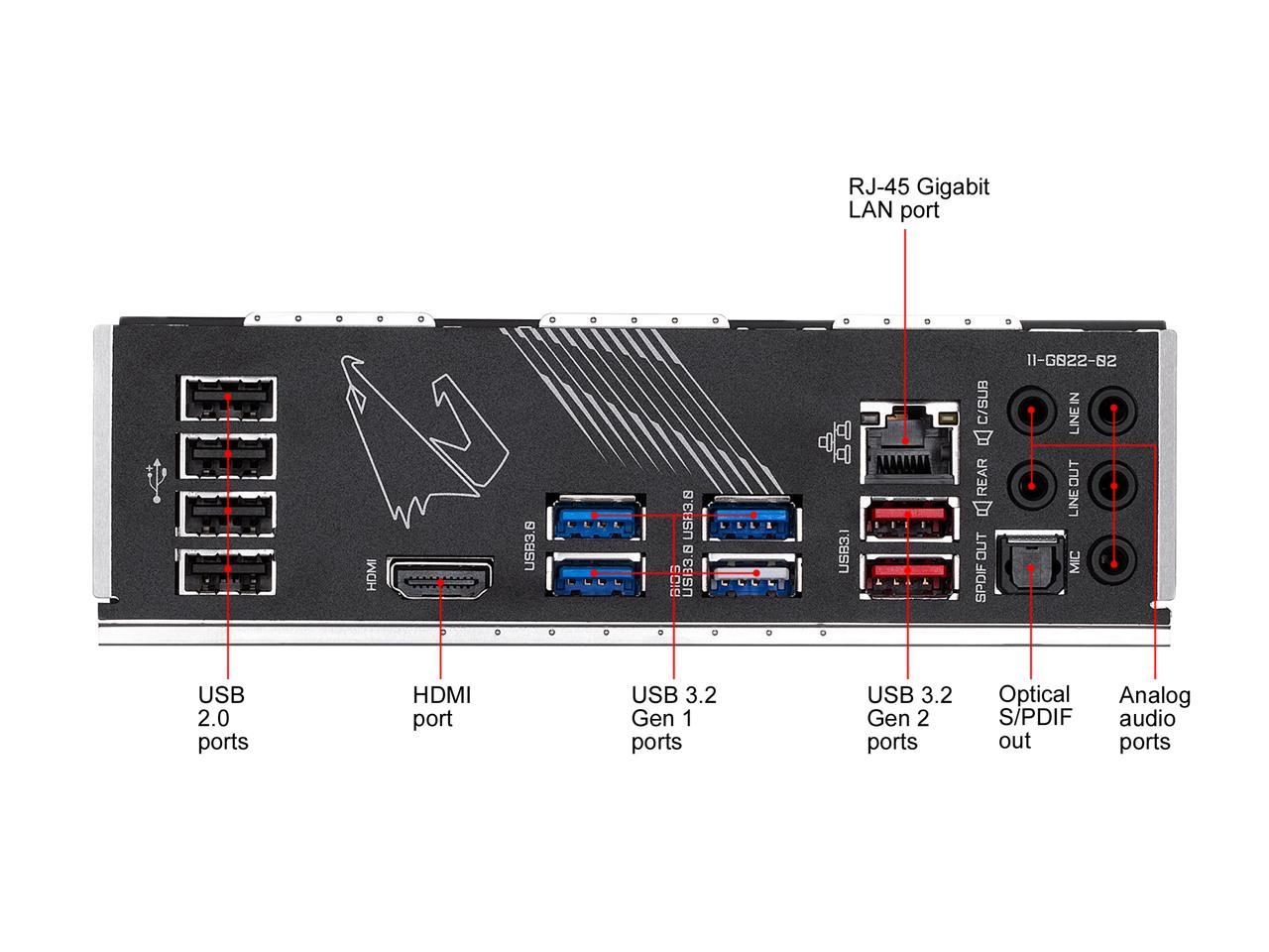 Gigabyte X570 Aorus Elite Amd Ryzen 3000 Pcie 4.0 Sata 6Gb/S Usb 3.2 Amd X570 Atx Motherboard
