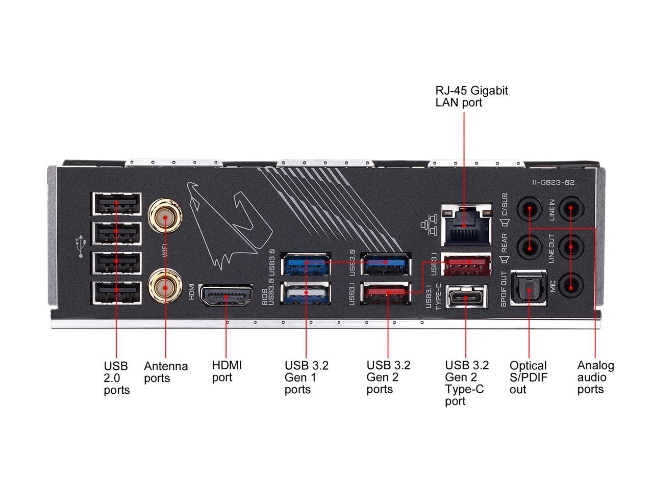 Gigabyte X570 Aorus Ultra Amd Ryzen 3000 Pcie 4.0 Sata 6Gb/S Usb 3.2 Amd X570 Atx Motherboard