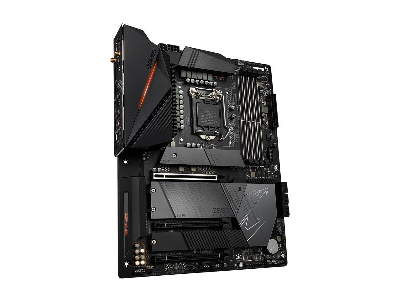 Gigabyte Z590 Aorus Pro Ax Lga 1200 Intel Z590 Atx Motherboard With 4 X M.2, Pcie 4.0, Usb 3.2 Gen2X2 Type-C, Intel Wifi 6, 2.5Gbe Lan