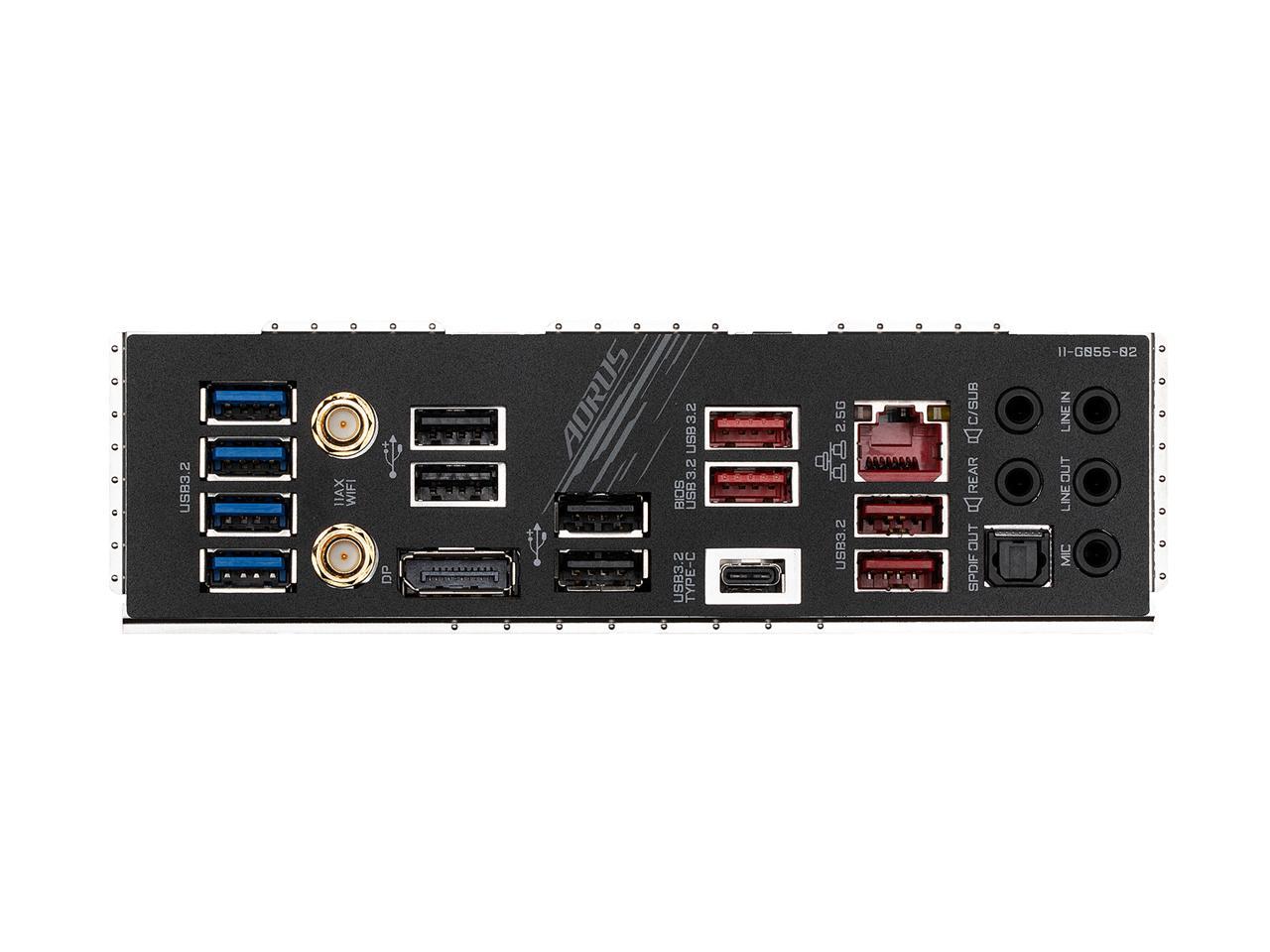 Gigabyte Z590 Aorus Pro Ax Lga 1200 Intel Z590 Atx Motherboard With 4 X M.2, Pcie 4.0, Usb 3.2 Gen2X2 Type-C, Intel Wifi 6, 2.5Gbe Lan