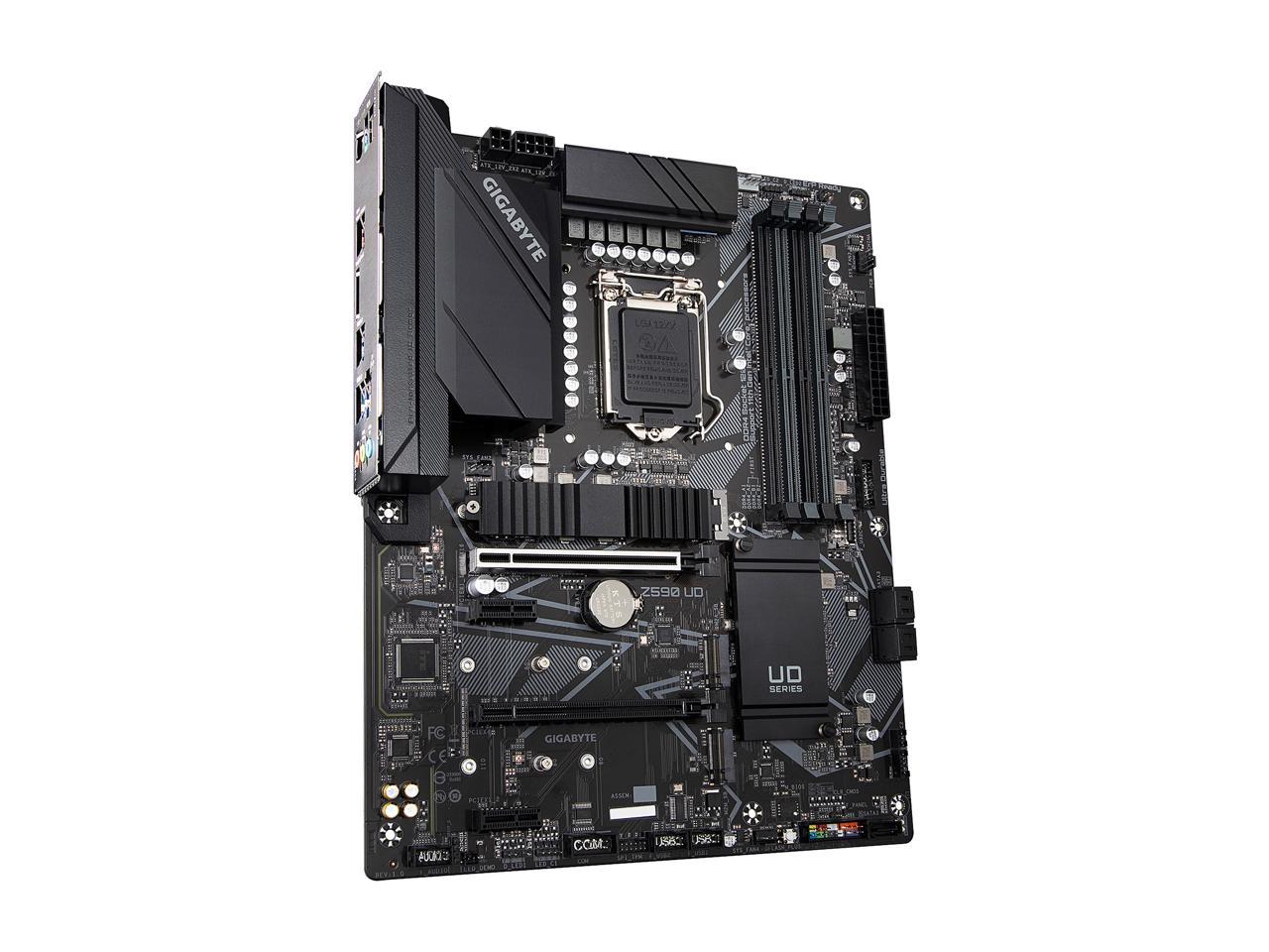 Gigabyte Z590 Ud Lga 1200 Intel Z590 Atx Motherboard With Triple M.2, Pcie 4.0, Usb 3.2 Gen 2, 2.5Gbe Lan