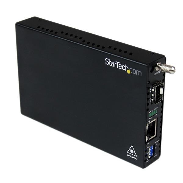 Gigabit Ethernet Fiber Media Converter with Open SFP Slot - TAA MCM1110SFP